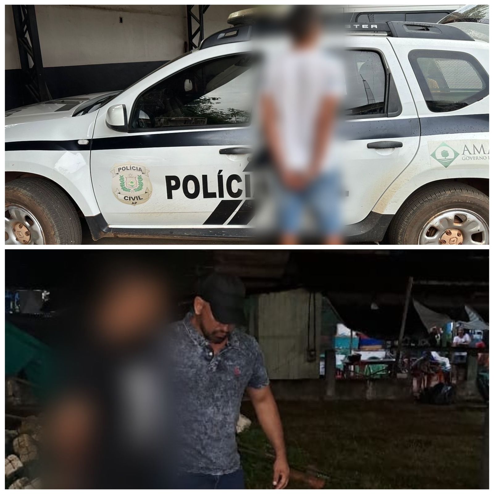 EM OIAPOQUE, POLÍCIA CIVIL PRENDE DOIS INDIVÍDUOS ACUSADOS DOS CRIMES DE TRÁFICO DE DROGAS, ASSOCIAÇÃO PARA O TRÁFICO, DESCUMPRIMENTO DE MEDIDA PROTETIVA DE URGÊNCIA E AMEAÇA